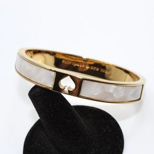 Kate Spade MOP Gold Tone Bangle Bracelet